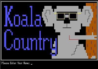 Portada Koala Country BBS.